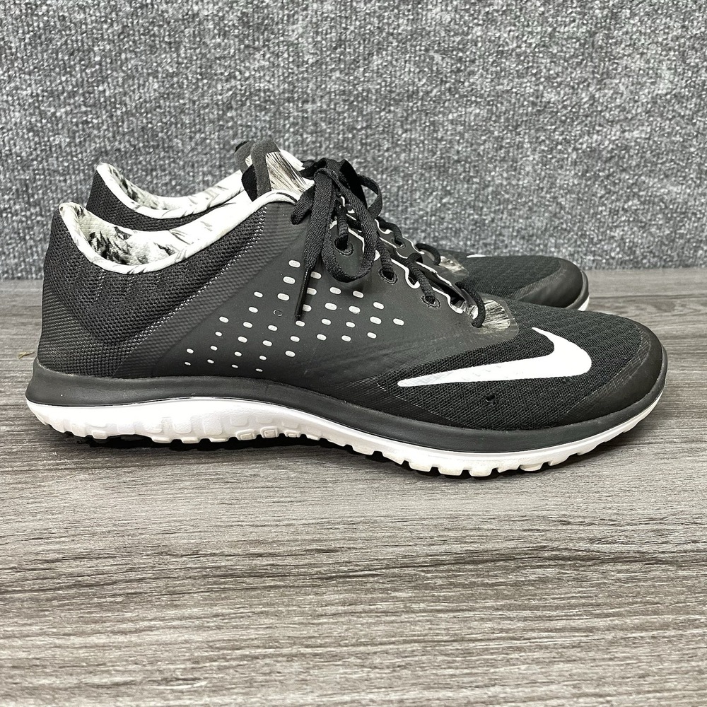 Nike FS Lite Run 2 Premium Sneakers Shoes Running Training Black Mens 11